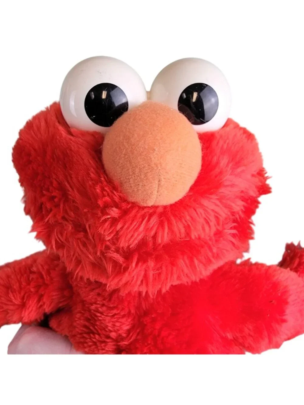 Vintage 1997 Talking Elmo Stuffed Animal 14 inch Red Fuzzy Toy 90s Retro Child